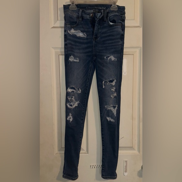 women’s american eagle size 2 skinny jeans - Picture 2 of 5